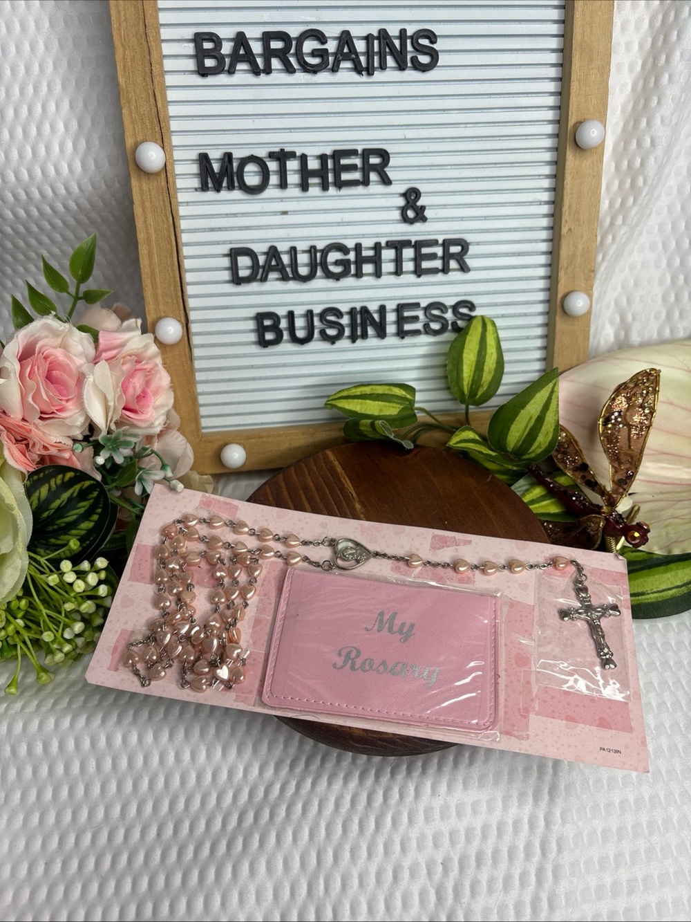 MY ROSARY-WITH MATCHING PINK CARRYING CASE